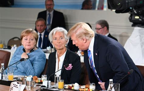 Trump Attends G 7 Gender Equality Breakfast