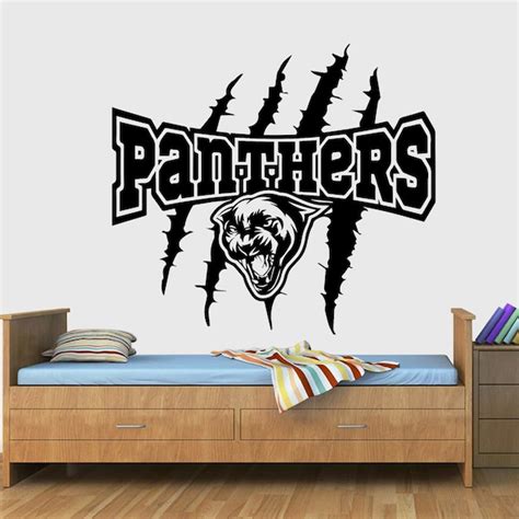 Black Panther Football Wall Stickers Etsy