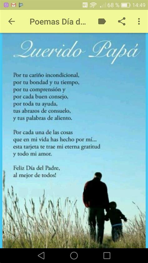 Feliz Dia Del Padre Mi Amor Poemas Poemas Para Papa Cortos Poesia