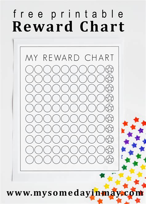 Blank Sticker Chart Free Printable Printable Reward Chart Reward