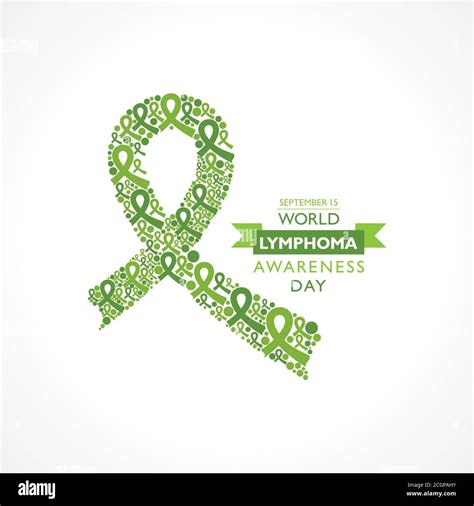 Vector Illustration Of World Lymphoma Awareness Day Observed On