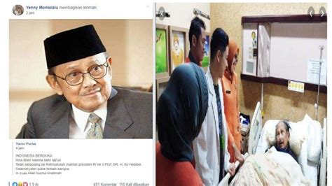 Benarkah BJ Habibie Meninggal Dunia Ini Kebenarannya Tribunmanado Co Id