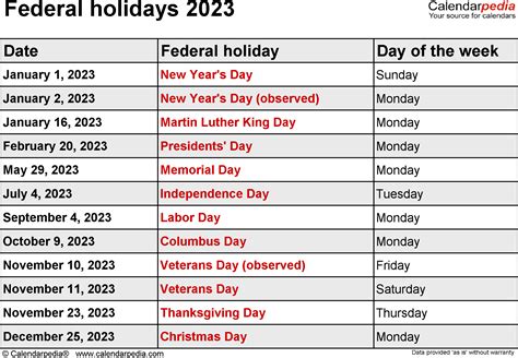 2023 Calendar With Holidays And Observances Get Latest 2023 News Update