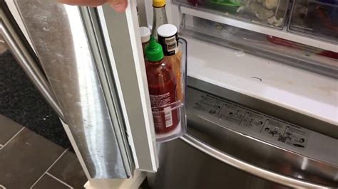 They keep saying call the parts department which is not a solution since the part they would be sending us is made by i have also had 2 water filters explode in my samsung french door fridge. samsung fridge French door divider spring repair - YouTube