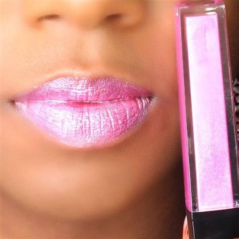 Flamingo Shiny Light Pink Metallic Liquid Lipstick Gloss Etsy