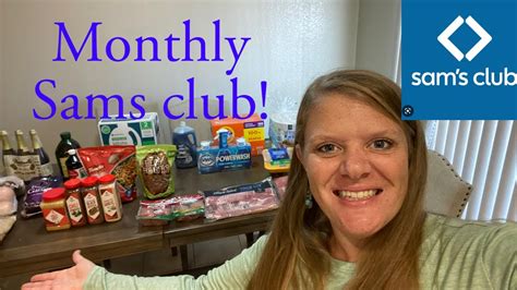 Monthly Sams club haul! On a budget! - YouTube