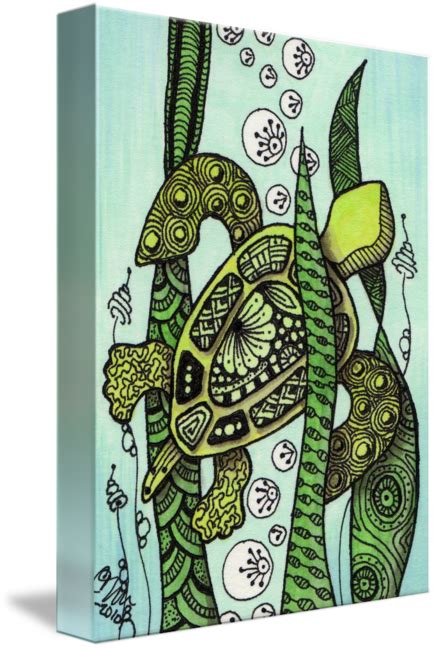Sea Turtle Zentangle Style By Cindy Vasquez Tennessee A Sea