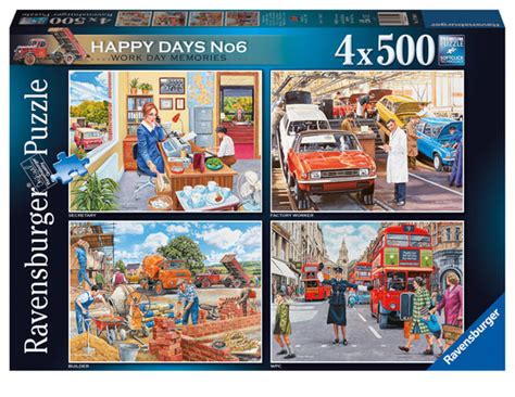 Ravensburger Happy Days Collection Jigsaw Puzzles Add Some Cheer To