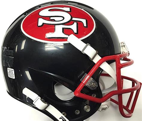 San Francisco 49ers Custom Full Size Authentic Proline Helmet