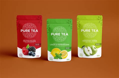 Monogram Co Pure Tea Pure Tea Is A Project That Includes A Brand