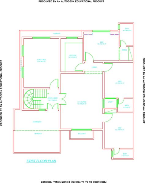 Make Architectural 2d Drawings Floor Plans And Sections In Autocad By Muzamil152 Fiverr