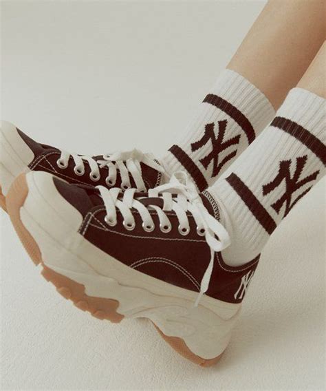 Sneakers From MLB Korea Unisex FW Dr Shoes Swag Shoes Hype Shoes Me Too Shoes Black