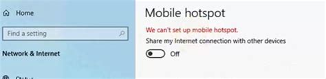 How To Fix Cant Setup Mobile Hotspot In Windows A Savvy Web