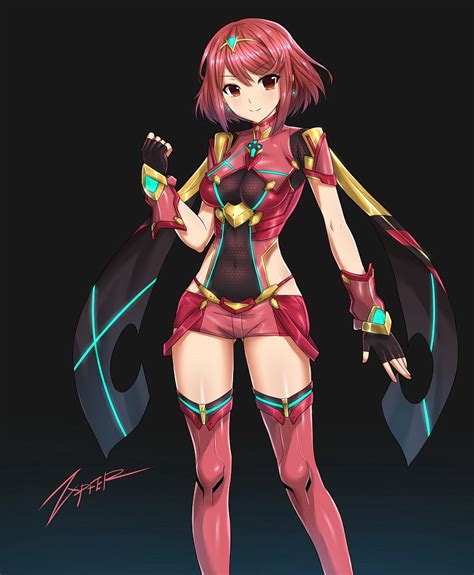 pyra from xenoblade by zxpfer on deviantart