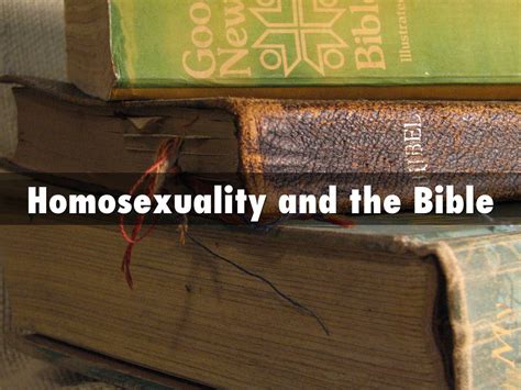 Homosexuality And The Bible By Aaron Chan