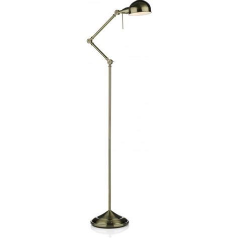 Dar Lighting Ran4975 Ranger Single Light Floor Lamp In An Antique Brass