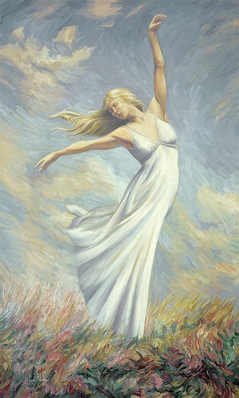 Dancing In Monets Field Painting By Lucie Bilodeau Fine Art America