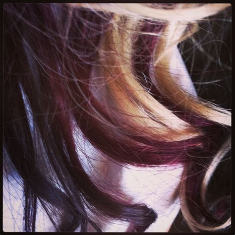 By continuing to use this site you consent to the use of cookies on your device as described in our cookie policy unless you have disabled them. My three toned hair, dark brown on bottom, burgundy in ...