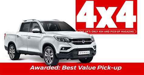 Ssangyong Musso Wins Best Value Pick Up Charters Ssangyong Reading