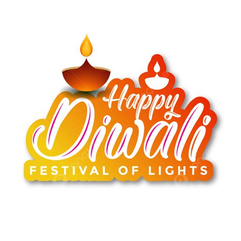 Happy Diwali Text Vector Hd Png Images Realistic Happy Diwali Design