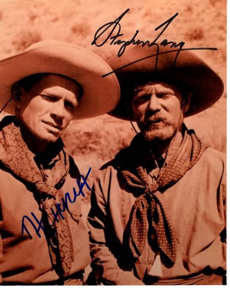 Stephen Lang And Thomas Haden Church Signed 8x10 Tombstone Photo W