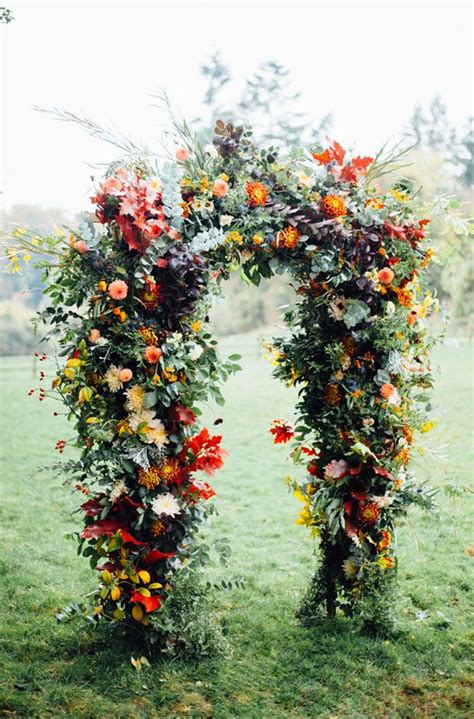 27 Beautiful Floral Wedding Arches To Swoon Over November Wedding