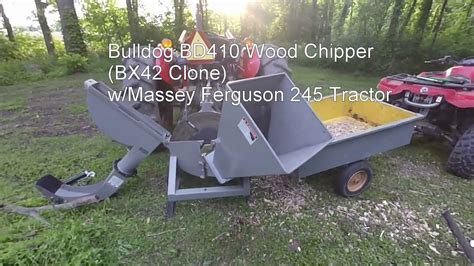 Bd410 Pto Driven Wood Chipper Youtube