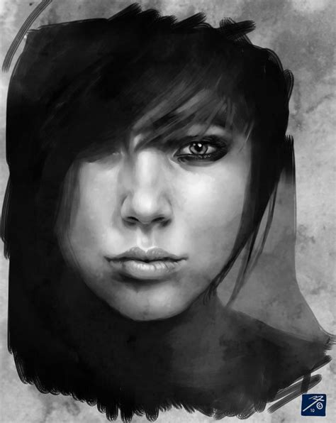 Bw Face By Baproductions On Deviantart