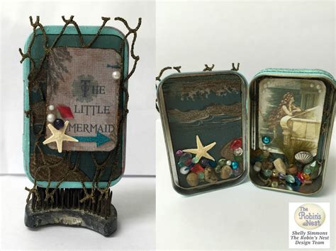 Chattering Robins Beyond The Sea Altered Altoid Tin