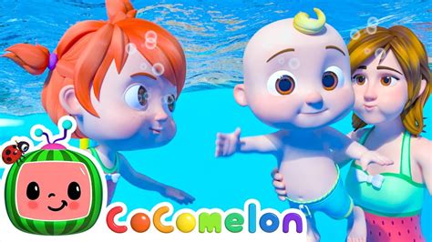 Cocomelon Swimming Song Sing Along Abc Cocomelon Moonbug Literacy Youtube