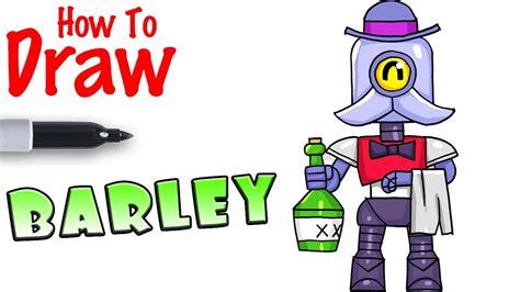 How To Draw Barley Brawl Stars Youtube