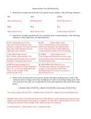Born in canterbury, england to agnes sealy vidal and colonel frederic gosset, gosset attended winchester college before reading chemistry. Intermolecular Forces Worksheet Answers Pdf - kidsworksheetfun