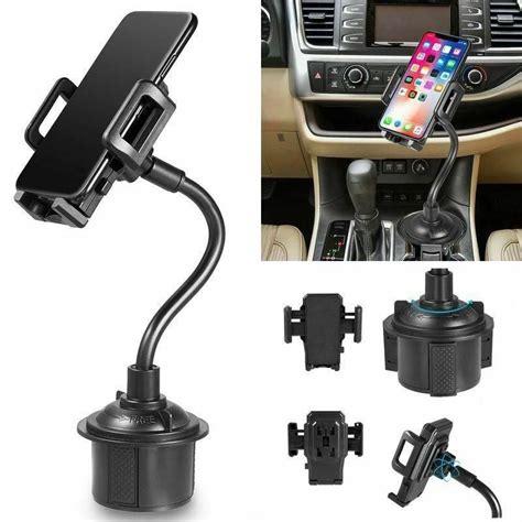Dream Wireless Universal Smartphone Cup Holder Car Mount Cell Phone