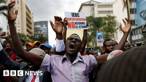 Kenya Election Poll Body Delays Re Run By Nine Days Bbc News