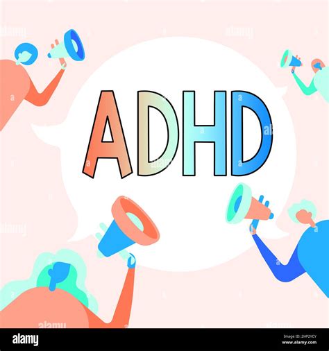 Inspiration Showing Sign Adhd Business Showcase Mental Health Disorder