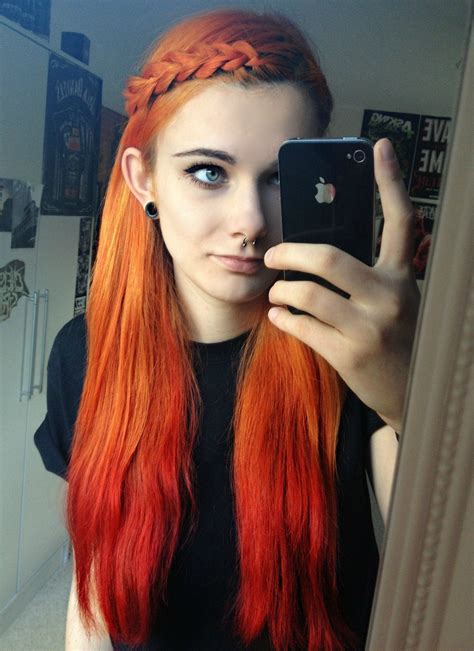 I have plane black hair and it looks great on me, and i have buddies with blonde hair that looks excellent on them. Orange hair-I thought if I dyed it then I would go with ...
