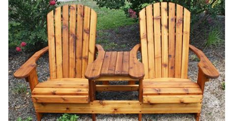 Just tuck the two square stools under the rectangular table when not in use to keep things open. Custom Built Adirondack Furniture by CHW Outdoors Lexington SC