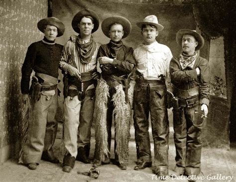 A Group Of Cowboys Circa 1890s Historic Photo Print Ebay