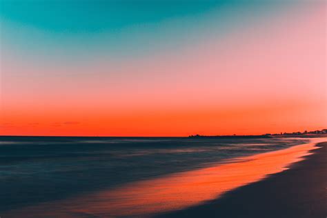 2560x1700 Beach Sunset 5k Chromebook Pixel Hd 4k Wallpapers Images