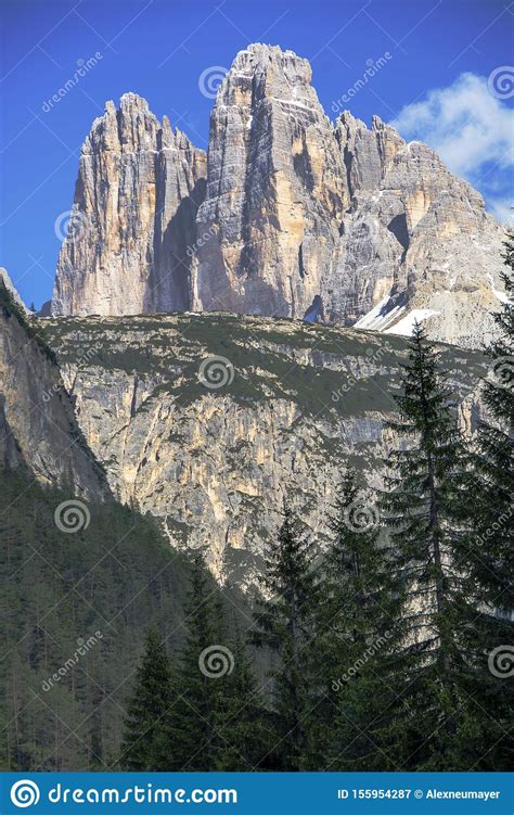 Dolomites Mountains Northern Italy Stock Image Image Of