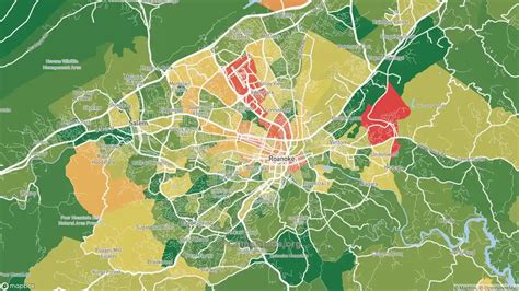 Roanoke, VA Violent Crime Rates and Maps | CrimeGrade.org