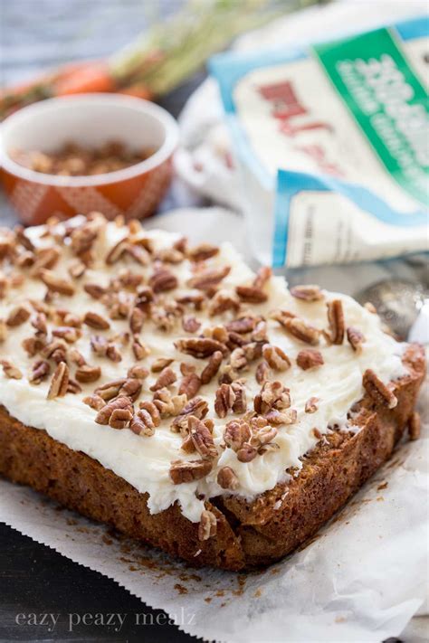 Insanely Delicious Moist And Flavorful Carrot Cake Bars With A Coconut
