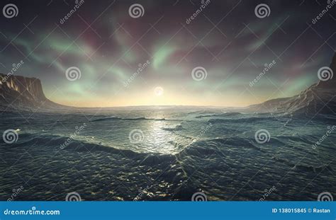 Arctic Night Stock Illustration Illustration Of Arctic 138015845