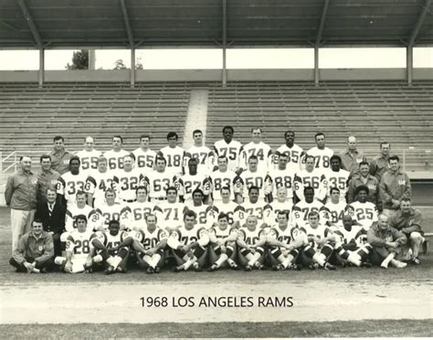 1968 Los Angeles Rams 8x10 Team Photo Football Nfl Picture La 499