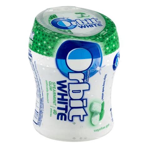 Orbit White Spearmint Sugarfree Gum 40 Ct