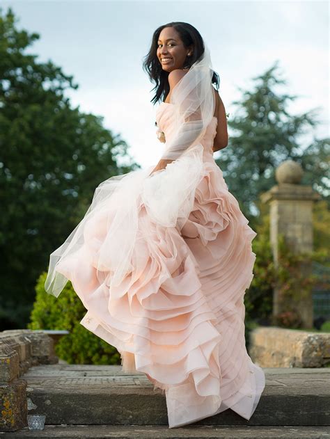 A crisp white that glows. How to Wear a Non-White Wedding Dress, Colored Wedding Dresses