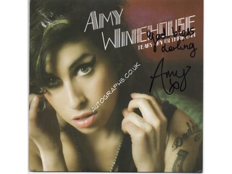 Amy Winehouse Signed Authentic Genuine Signature Record Uacc Aftal