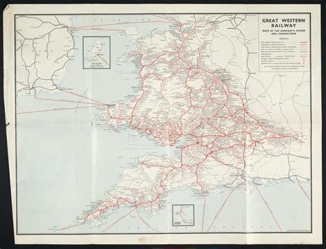 Great Western Railway Map Science Museum Group Collection