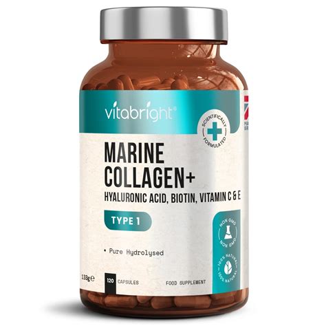 Buy Marine Collagen S 1000mg 120 S 9 Powerful Skin Supporting Ents