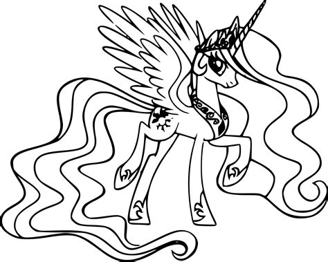 Celestia Cartoons Free Printable Coloring Pages